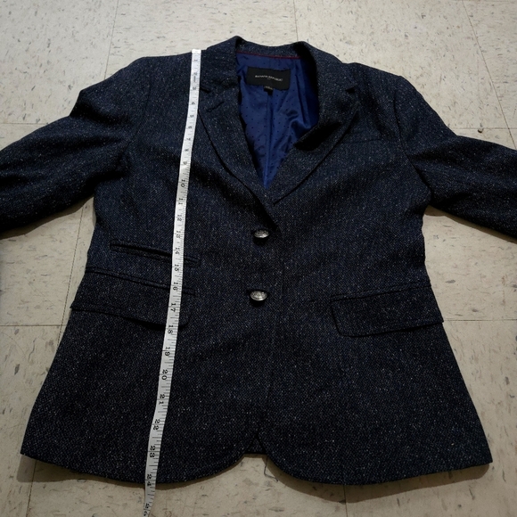 Banana Republic | Dark Blue Speckled Blazer - Picture 8 of 9